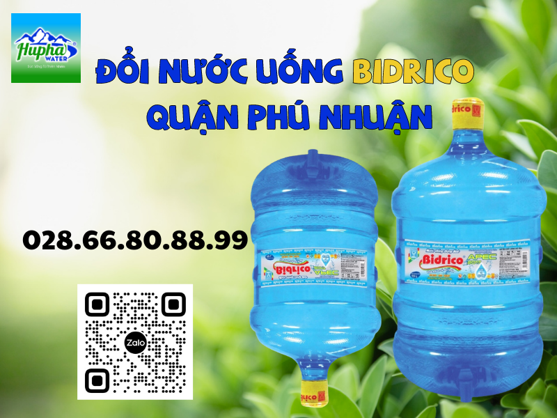 [GIÁ SỐC] Đổi nước uống Bidrico quận Phú Nhuận