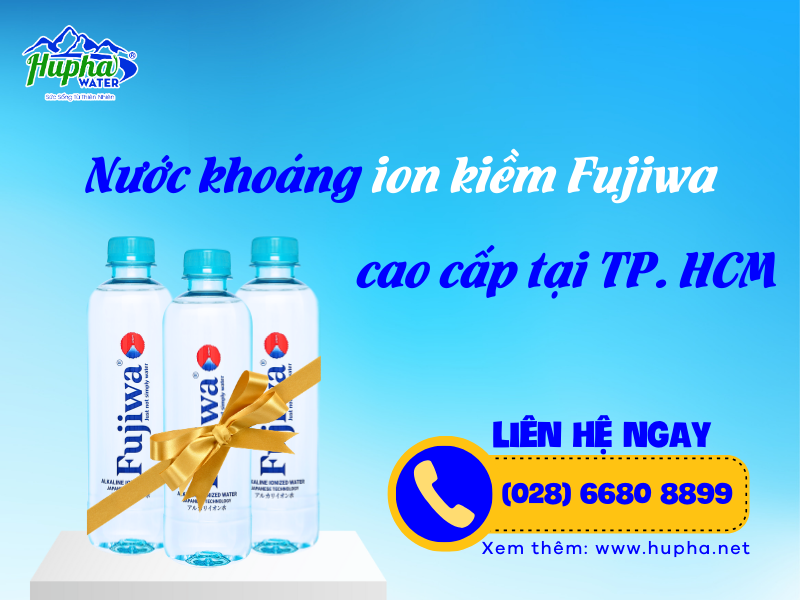 Nước khoáng ion kiềm Fujiwa cao cấp tại TP. HCM