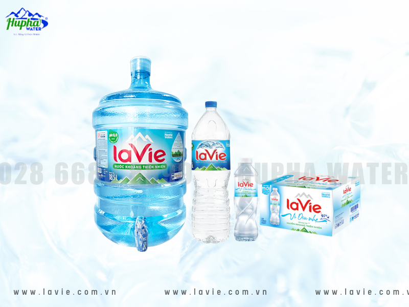 Địa chỉ nước uống đóng chai, đóng bình Lavie chính hãng tại phường Long Phước TPHCM