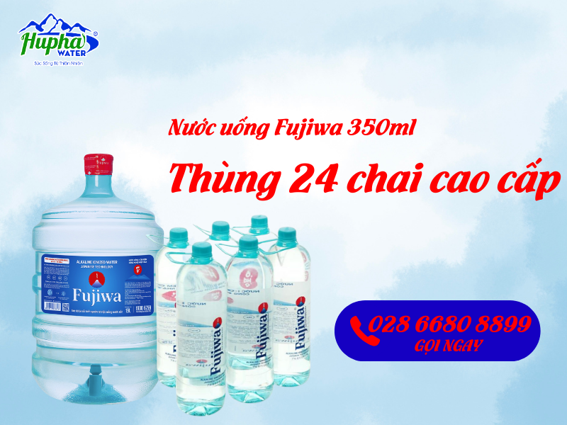 Nước uống Fujiwa 350ml Thùng 24 chai cao cấp, giá tốt trên thị trường