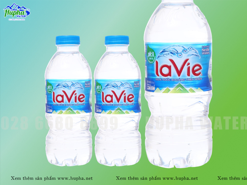 Chai nước Lavie nhỏ gọn, tiện lợi và phù hợp mọi đối tượng TPHCM