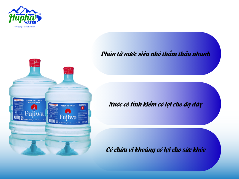 Nước uống Fujiwa có tốt không - HuPha Water?