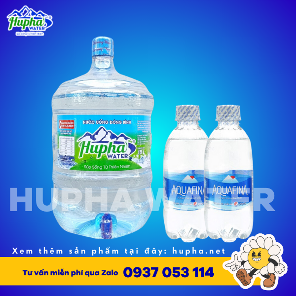 [HuPha Water] Cập nhật nơi bán nước bình tinh khiết, nước khoáng - GIAO NHANH Mua 3 tặng 1