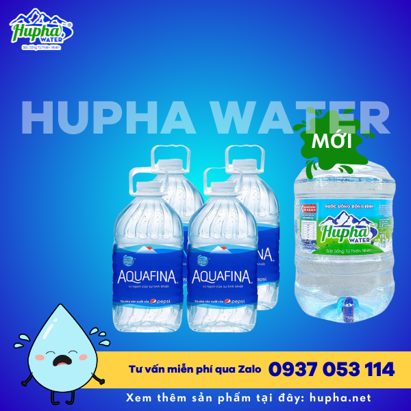 [HuPha Water] Cập nhật nơi bán nước bình tinh khiết, nước khoáng - GIAO NHANH Mua 3 tặng 1