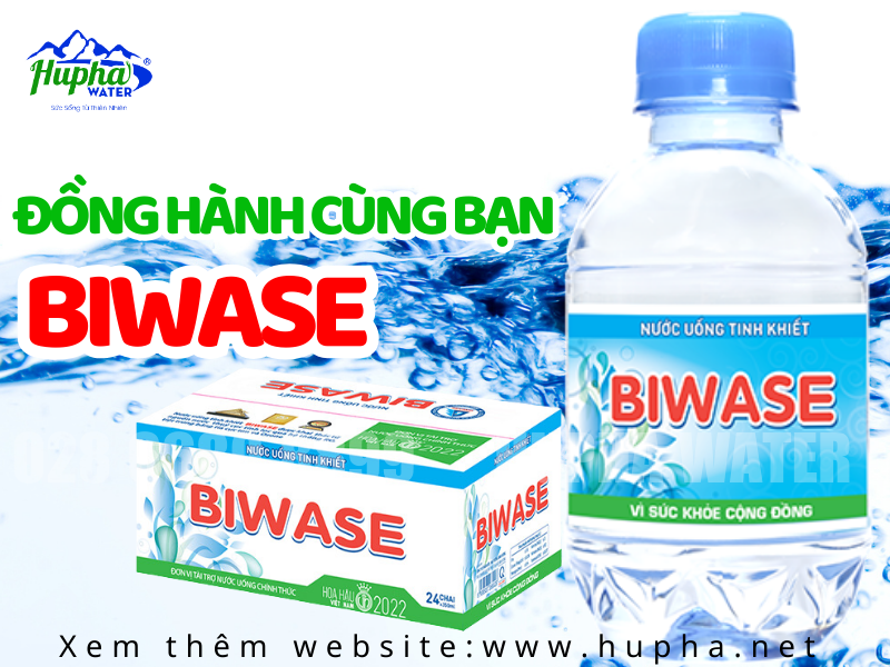 Lợi ích có được từ nước uống Biwase thùng 24 chai - HuPha Water