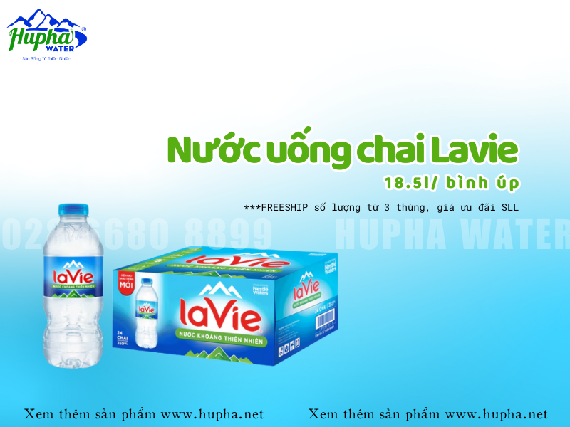 Siêu thị lớn – Điểm đến tin cậy cho nguồn nước Lavie đa dạng