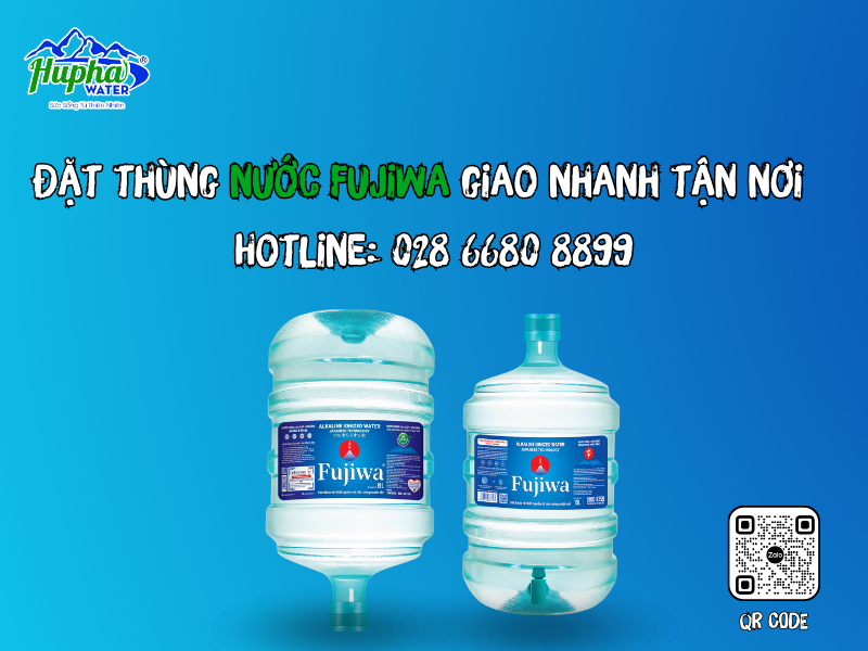 Đặt thùng nước Fujiwa chai 680ml giao nhanh tận nơi