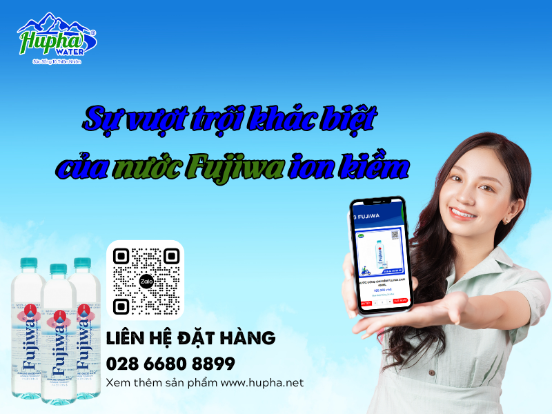 Sự vượt trội khác biệt của nước Fujiwa ion kiềm