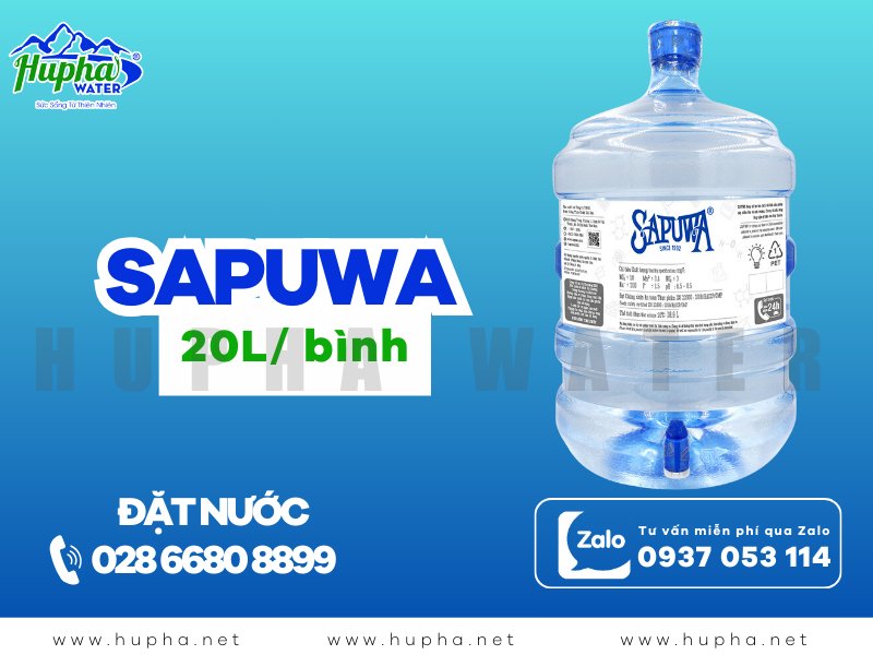 Nước Đóng Bình Sapuwa: Chất Lượng Tinh Khiết Dành Cho Gia Đình