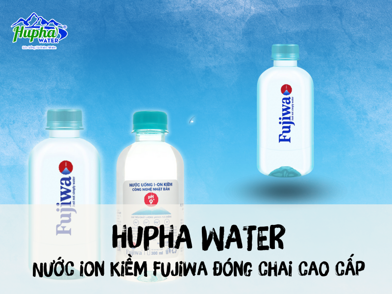 Nước ion kiềm Fujiwa đóng chai cao cấp - HuPha Water