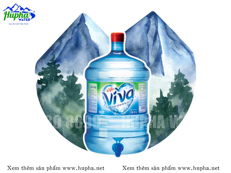 Vì sao nước uống đóng bình Viva 18.5L là lựa chọn hàng đầu?