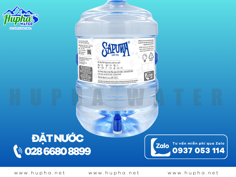 Dịch Vụ Giao Nước Đóng Bình Sapuwa Tiện Lợi Tại HuPha Water
