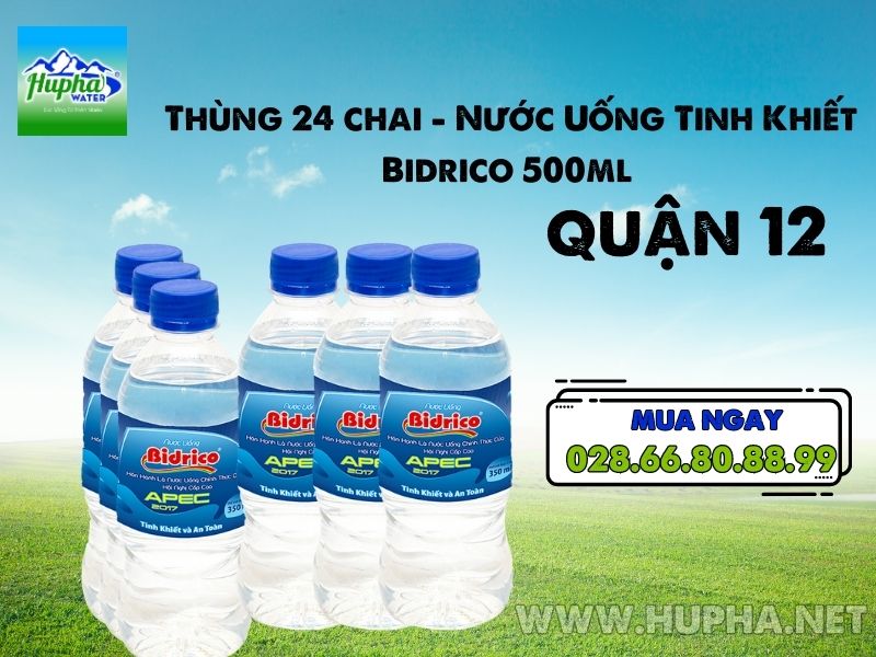 [HuPha Water] Giao nước uống bidrico quận 12 - Phục vụ giao nước miễn - 1