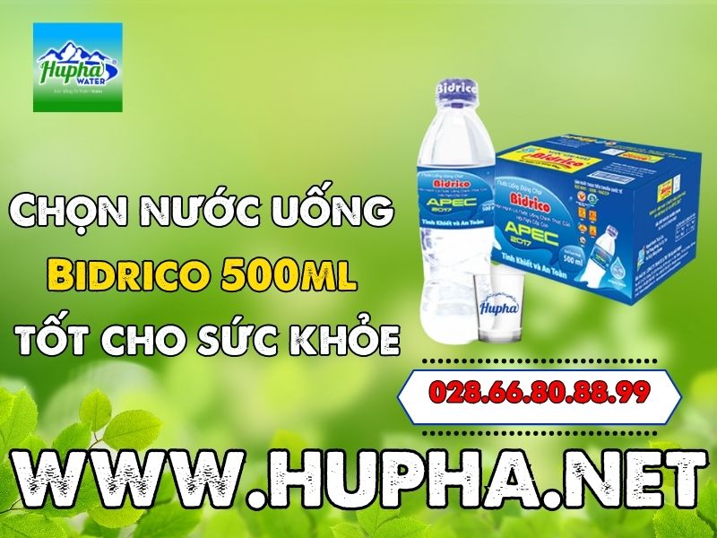 Dịch vụ giao nước tận nhà - nước uống Bidrico Tân Bình