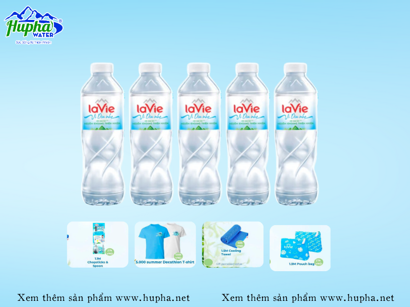 Nước khoáng với nhiều loại khác nhau? Lựa chọn phù hợp tại HuPha Water