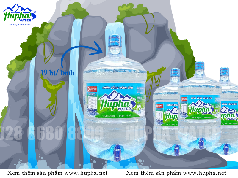 HuPha Water – Địa chỉ tin cậy để mua nước đóng bình chính hãng