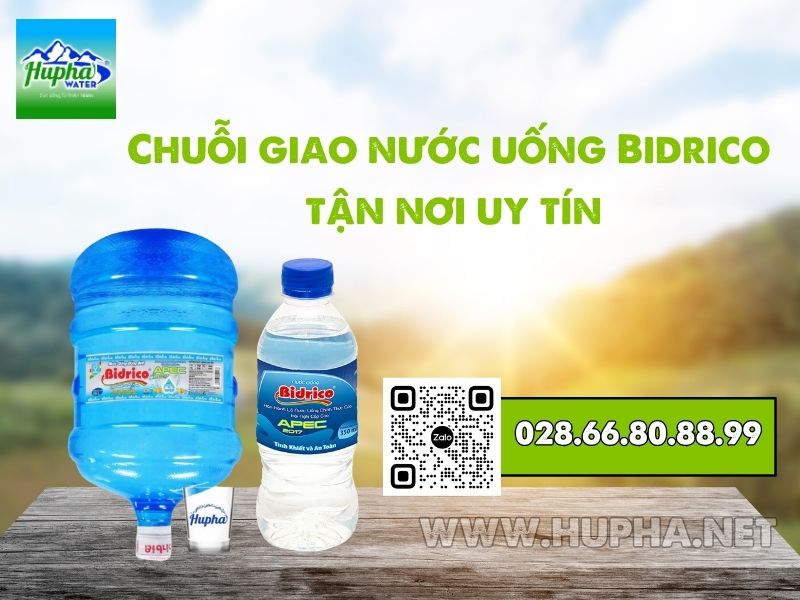 Nước uống bidrico Tân Bình - Đại lý giao nước miễn phí TP. HCM