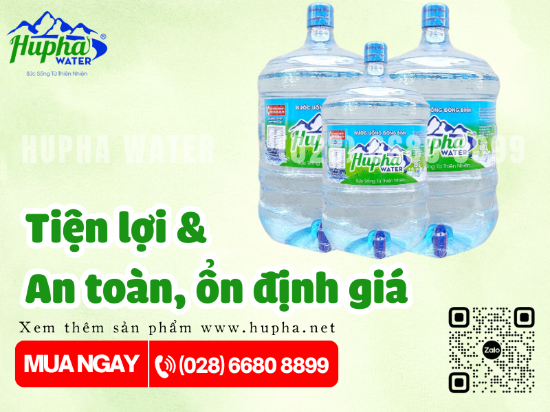 Tại sao nước uống đóng bình 20 lít là lựa chọn phổ biến?