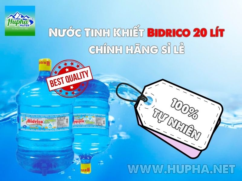 Nước uống bidrico Tân Bình - Đại lý giao nước miễn phí TP. HCM