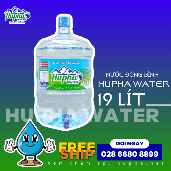 Các nhãn nước uống tinh khiết mua giao nhanh, tiện lợi giá rẻ - HuPha Water