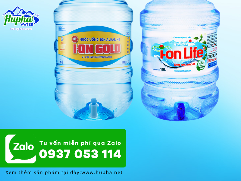 Nước uống đóng thùng được phân phối tại đại lý nước HuPha Water