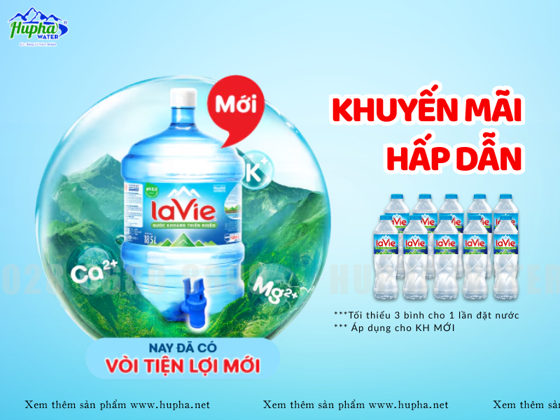 Lựa chọn đúng nguồn nước uống tốt sức khỏe - Lựa chọn ngay nước khoáng Lavie