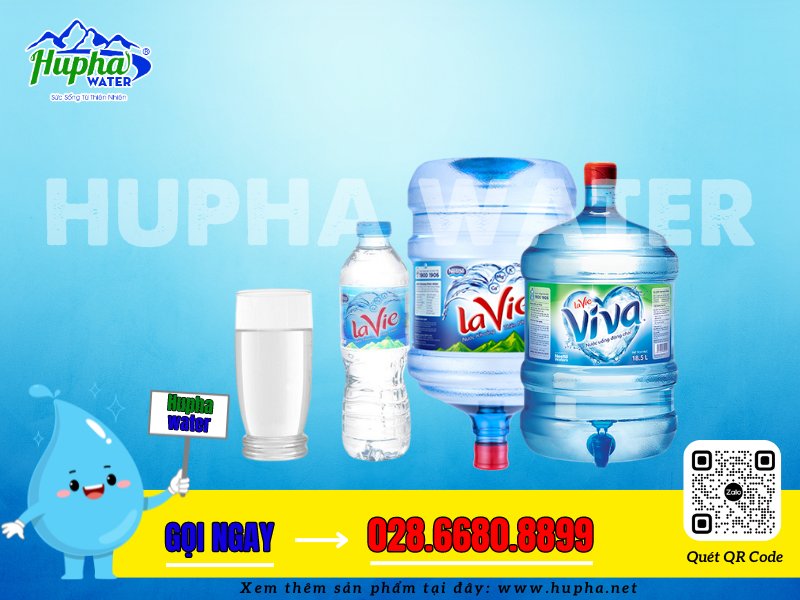 Chuyên Sỉ và Lẻ nước uống Lavie - Đại lý HuPha Water giao nước uống tại Hóc Môn