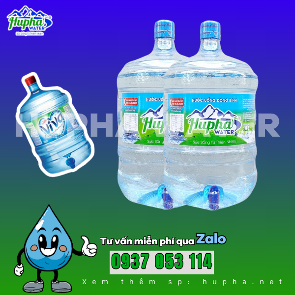 Các nhãn nước uống tinh khiết mua giao nhanh, tiện lợi giá rẻ - HuPha Water