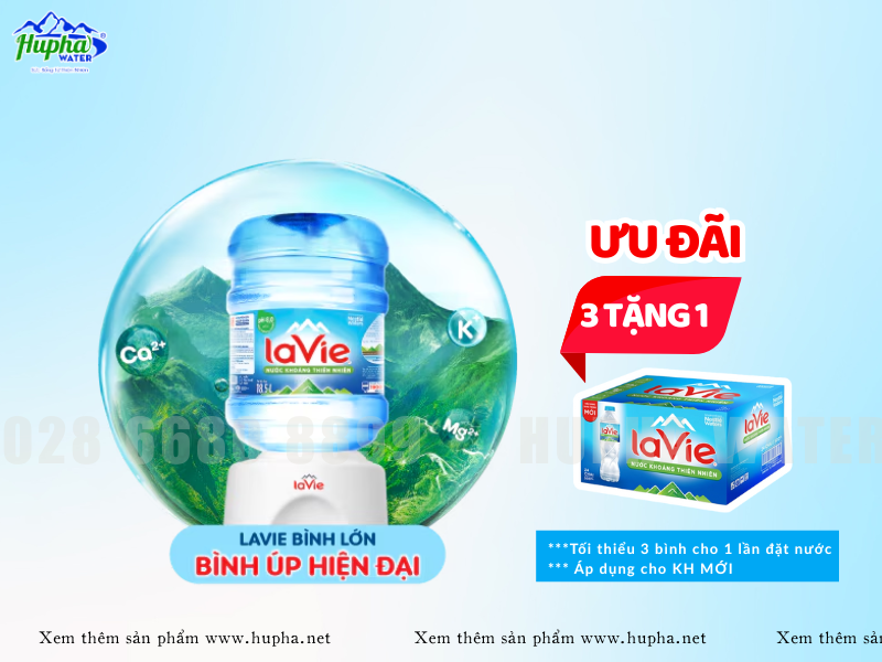 Nước khoáng Lavie giá sỉ uy tín cho mọi nhà tại TP.HCM