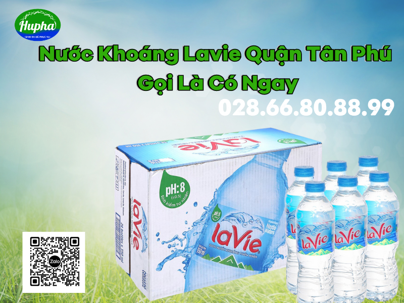 Nhu Cầu Uống Nước Khoáng Lavie Quận Tân Phú 