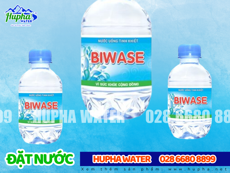 Nước suối Biwase 210ml thùng 24 chai - Nguồn Nước Tinh Khiết và An Toàn