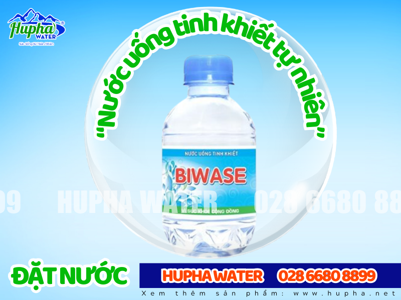 Nước suối Biwase 210ml Nguồn Nước Tinh Khiết và An Toàn