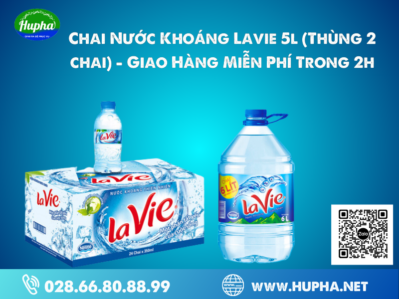 Nước Lavie Quận 1 Chiết Xuất Từ Thiên Nhiên - Giao Nhanh Chóng