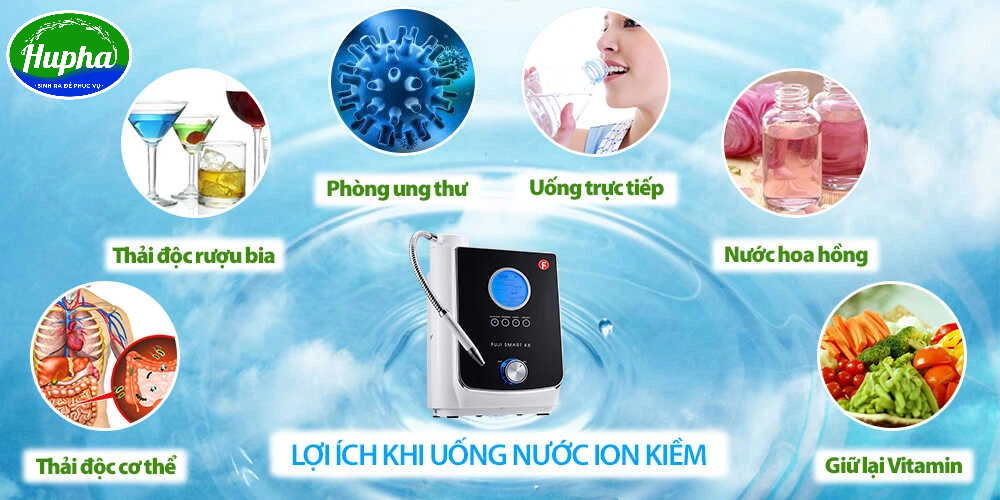 Nước điện giải ion kiềm mua ở đâu chính hãng và chất lượng Công dụng tuyệt vời của nước điện giải ion kiềm