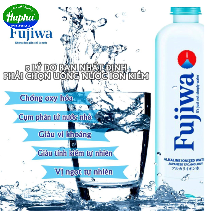 Nước Fujiwa có tốt không và những công dụng mà loại nước này mang lại Công dụng tuyệt vời của nước ion kiềm Fujiwa