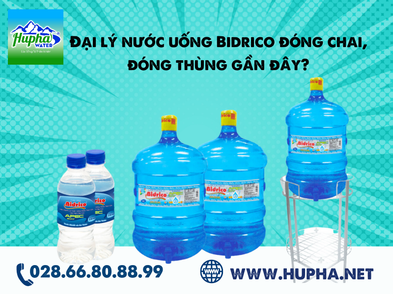 Gọi Giao Nước Uống Đóng Bình Bidrico quận Gò Vấp [HuPha Water]