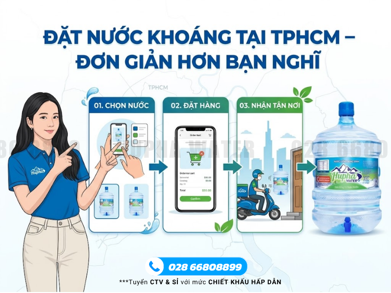 Vì Sao Nên Chủ Động Đặt Nước Thay Vì Chờ Hết Mới Mua?