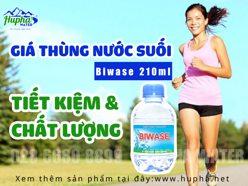 Giá Thùng Nước Suối Biwase 210ml giá bao nhiêu? Hotline 028 6680 8899