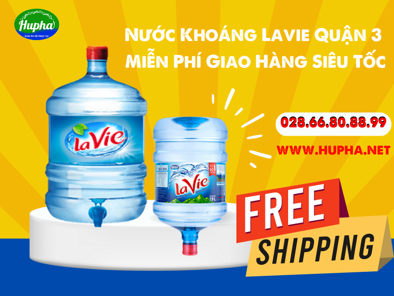 Sự tiện lợi của nước khoáng LaVie chai nhỏ 350ml và 500ml