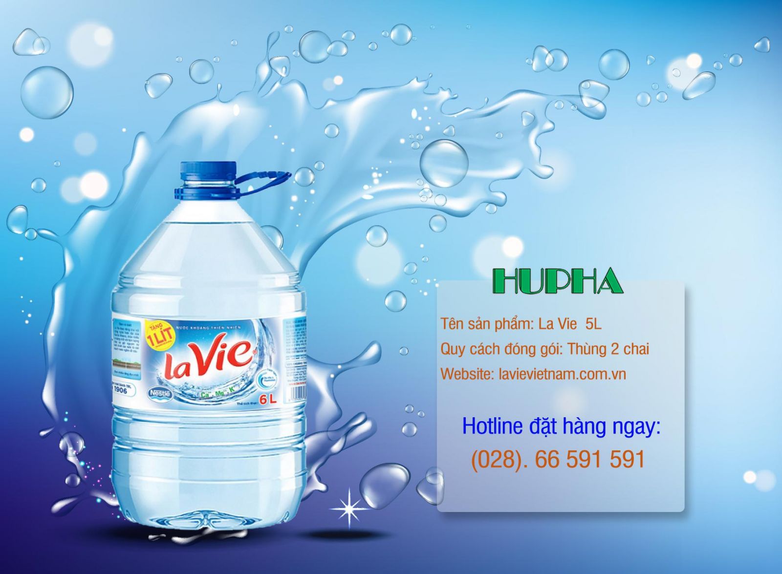 Gọi nước lavie tại Hupha nhanh chóng, giao hàng tận nơi