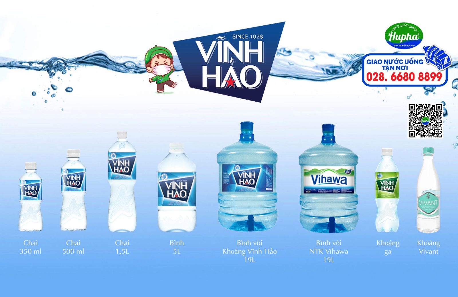 BẤT NGỜ với dịch vụ giao nước Vihawa 20L tận nhà tại HCM