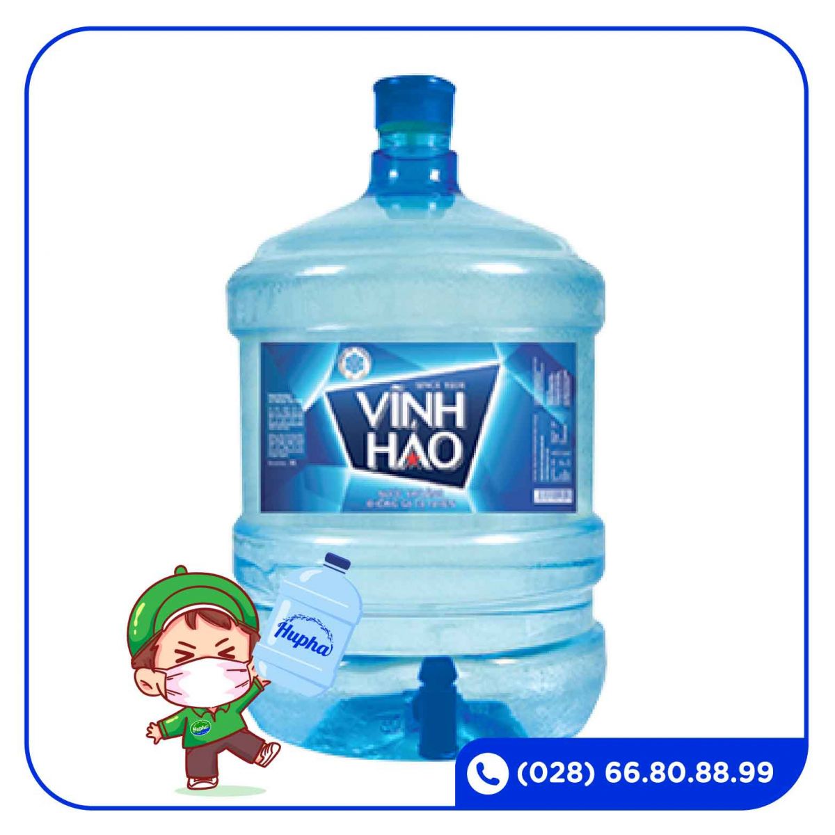 Hupha - Địa chỉ mua nước khoáng Vĩnh Hảo bình 20 lít chất lượng, giá hợp lý ?
