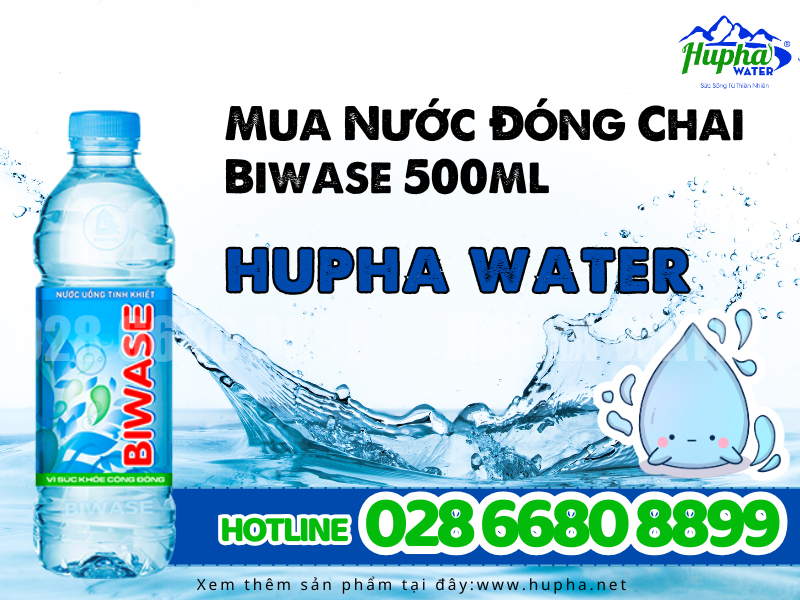 Các loại nước uống đóng chai 500ml đang được bán chạy trong thị trường