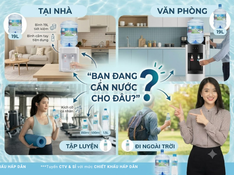 Vì Sao Nhiều Người Mua Nước Nhưng Vẫn Chưa Thật Sự Phù Hợp?