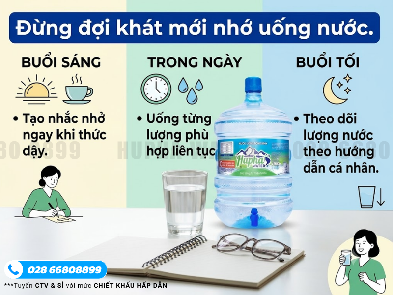 Khi nào người lớn tuổi cần được tư vấn về lượng nước?