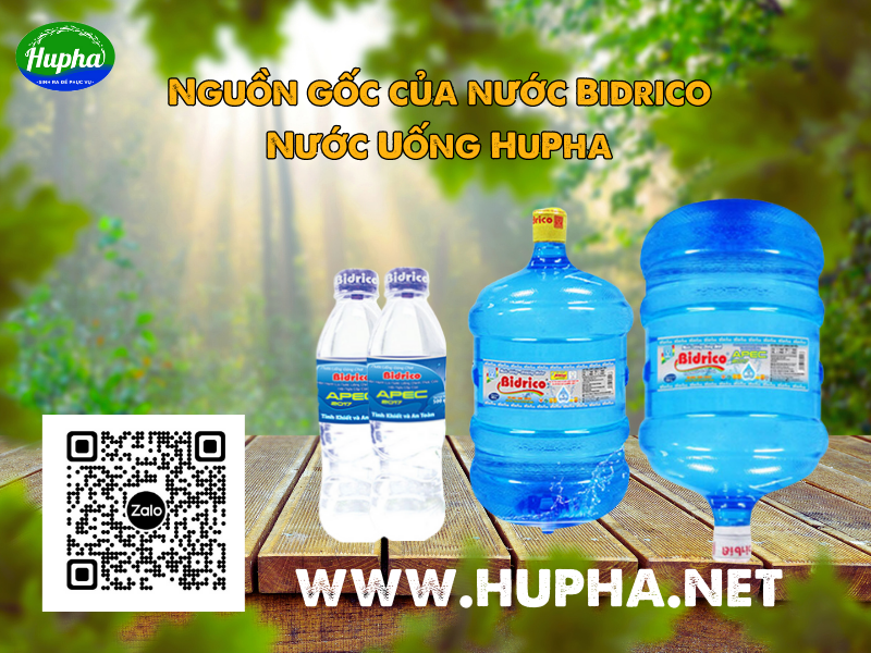 Nguồn gốc của nước Bidrico - Nước Uống HuPha