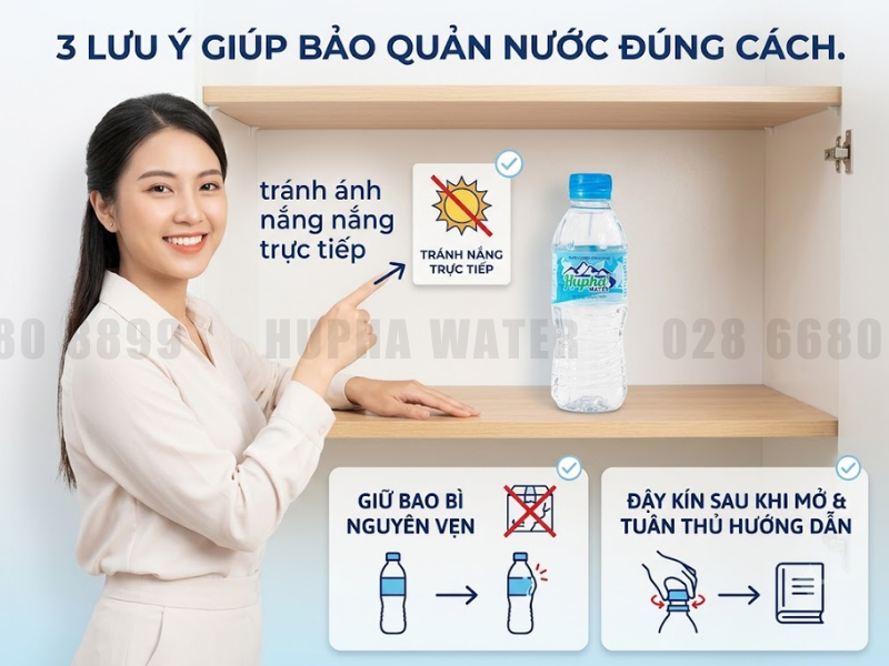 Cách sử dụng bình nước 18,5 lít và 19 lít an toàn