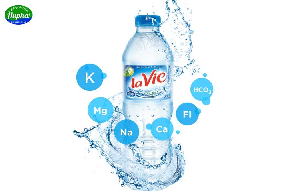 Nước khoáng Lavie chứa 6 khoáng chất thiết yếu cho thai nhi