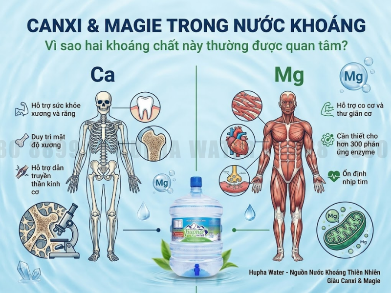 Nước Khoáng Thiên Nhiên Khác Nước Tinh Khiết Như Thế Nào?