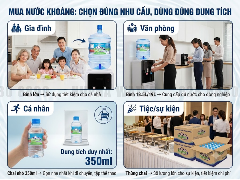 Làm Thế Nào Để Chọn Nước Khoáng Thiên Nhiên Phù Hợp?